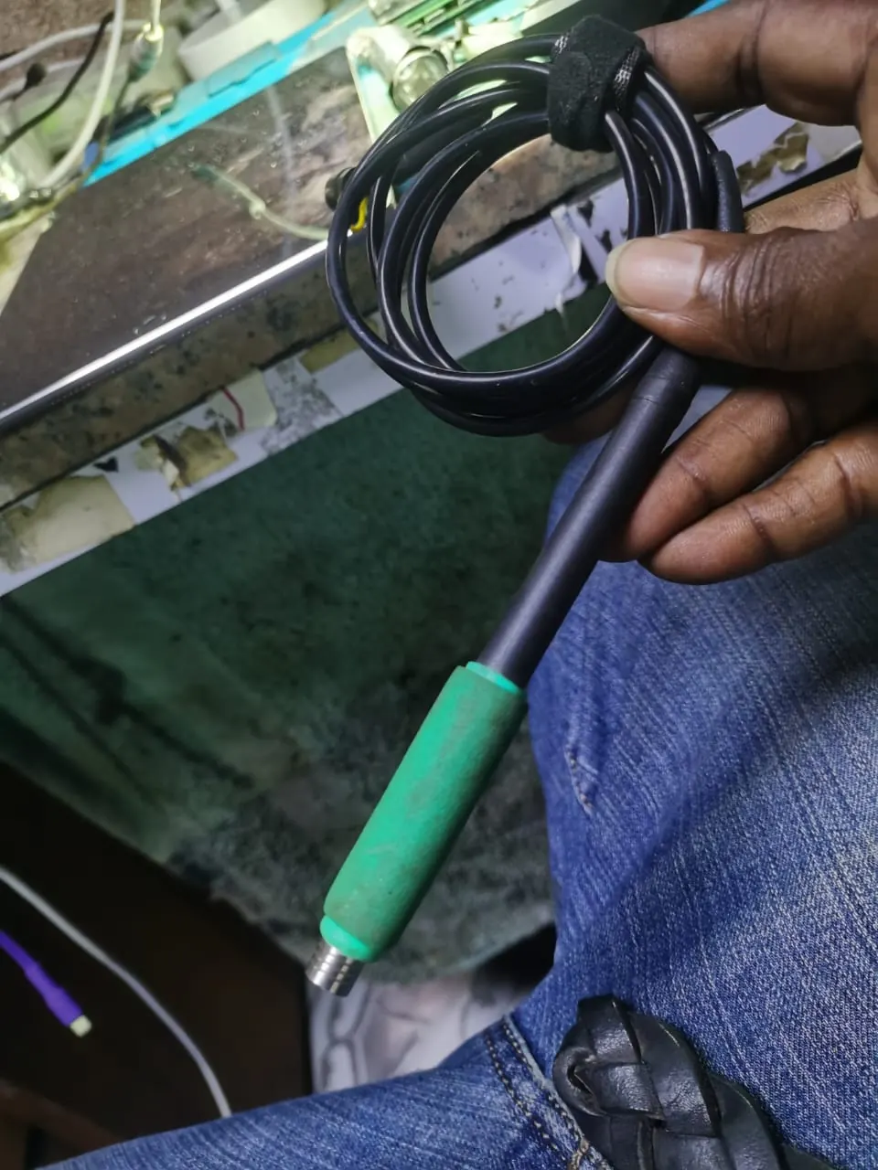 Sonde de mesure utilisee pour le releve sur carte